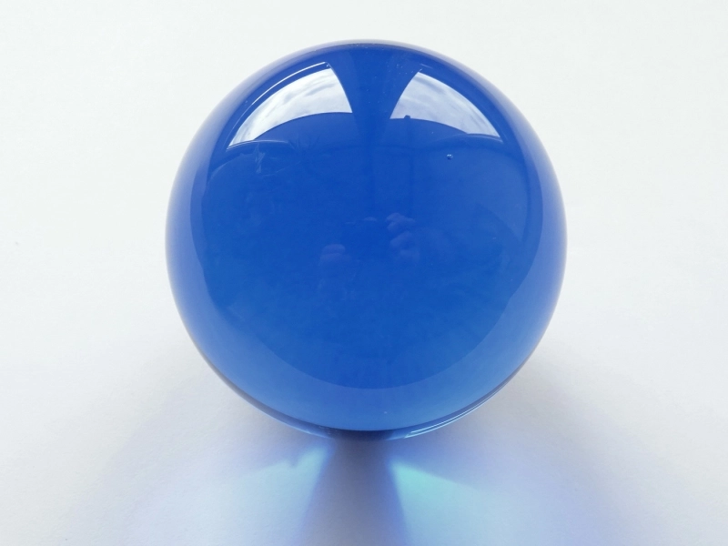 Kristallglaskugel 35mm, blau